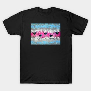 Turquoise and Pink 4 T-Shirt